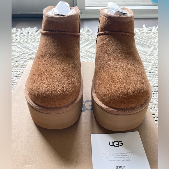 Real Ugg Ultra Mini Platform Chestnut - Picture 9 of 11